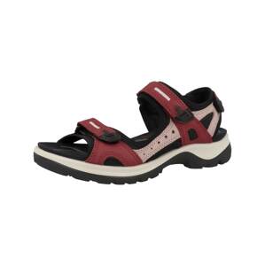ECCO Trekingové sandály 'Offroad'  světle růžová / červená / černá