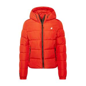 Superdry Zimní bunda červená / bílá