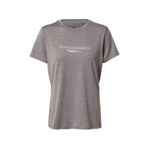ENDURANCE Funkční tričko 'WANGE'  světle šedá / šedý melír