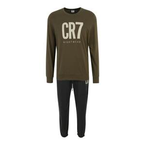 CR7 - Cristiano Ronaldo Pyžamo dlouhé antracitová / olivová