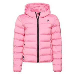 Superdry Zimní bunda světle růžová
