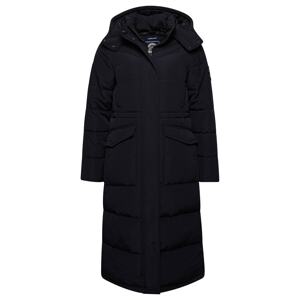 Superdry Zimní kabát 'Everest' černá / bílá