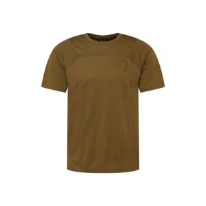 PUMA Funkční tričko 'SEASONS' tmavě šedá / olivová