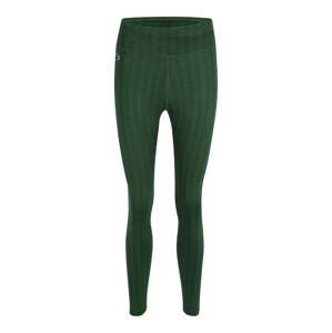 Lacoste Sport Sportovní kalhoty zelená / jedle / bílá
