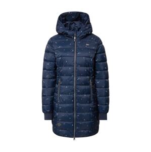 Ragwear Zimní kabát 'Tiasa' námořnická modř / mátová / světle růžová