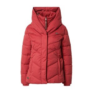 Ragwear Zimní bunda 'NATESA'  červená / černá