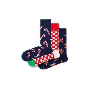 Happy Socks Ponožky modrá / zelená / červená / bílá