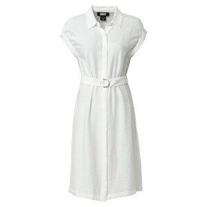 DKNY Košilové šaty  bílá