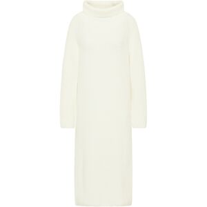 RISA Úpletové šaty bílá