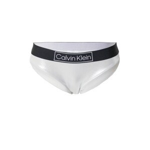 Calvin Klein Swimwear Spodní díl plavek  světle šedá / černá / bílá