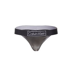 Calvin Klein Swimwear Spodní díl plavek  stříbrně šedá / černá
