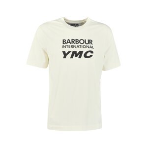 Barbour International Tričko  černá / offwhite