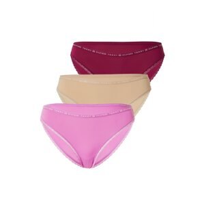 Tommy Hilfiger Underwear Kalhotky béžová / orchidej / vínově červená / bílá