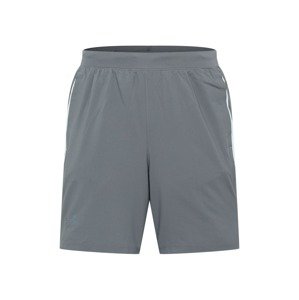 UNDER ARMOUR Sportovní kalhoty 'Launch'  azurová / stříbrně šedá