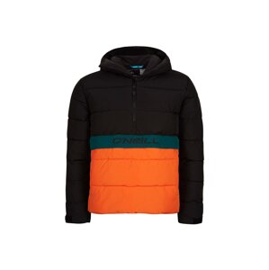 O'NEILL Outdoorová bunda tmavě zelená / tmavě oranžová / černá