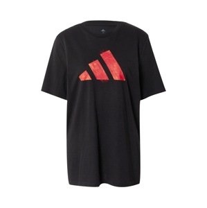ADIDAS PERFORMANCE Funkční tričko oranžová / červená / černá
