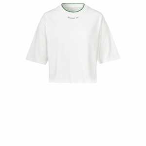 Reebok Sport Funkční tričko trávově zelená / bílá