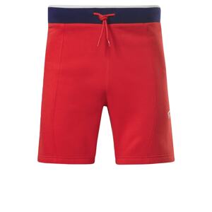 Reebok Sport Sportovní kalhoty námořnická modř / červená