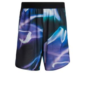ADIDAS PERFORMANCE Sportovní kalhoty  modrá / fialová / černá