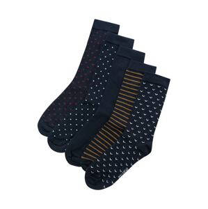 Pull&Bear Ponožky  námořnická modř / medová / mátová / bílá