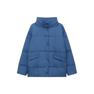 Pull&Bear Zimní bunda  chladná modrá