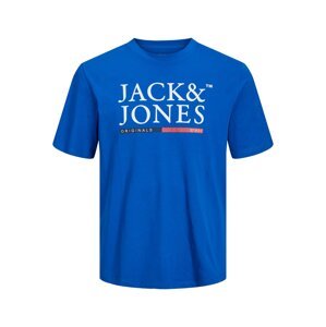 JACK & JONES Tričko 'Coddy' modrá / námořnická modř / červená / bílá