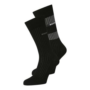 BOSS Black Ponožky  tmavě šedá / černá / bílá