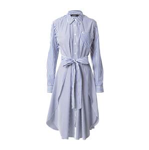 Lauren Ralph Lauren Košilové šaty modrá / bílá