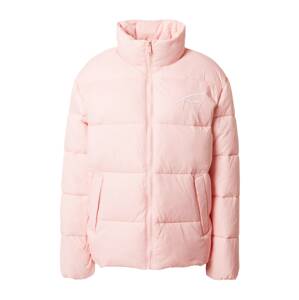 Tommy Jeans Zimní bunda růžová / bílá