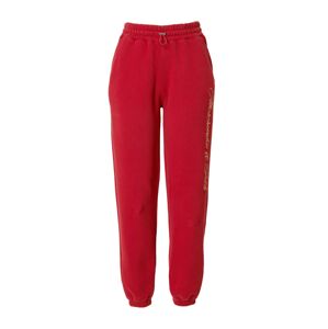Abercrombie & Fitch Kalhoty zlatá / červená