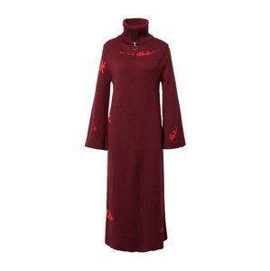Hosbjerg Úpletové šaty 'Ida' burgundská červeň / světle červená