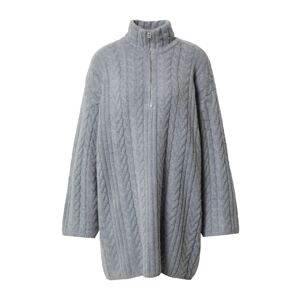 EDITED Úpletové šaty 'Hanako' šedý melír