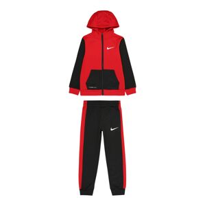 Nike Sportswear Joggingová souprava  krvavě červená / černá / bílá