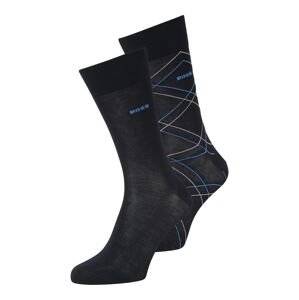 BOSS Black Ponožky  světlemodrá / tmavě modrá / žlutá / offwhite