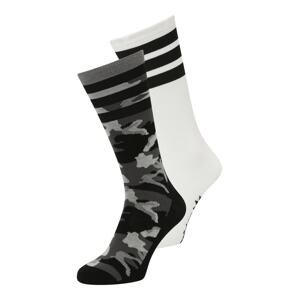 ADIDAS ORIGINALS Ponožky  šedá / světle šedá / černá / bílá