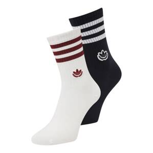 ADIDAS ORIGINALS Ponožky  burgundská červeň / černá / bílá