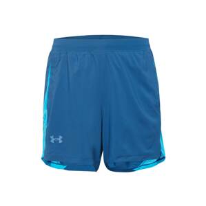 UNDER ARMOUR Sportovní kalhoty 'Launch'  marine modrá / aqua modrá