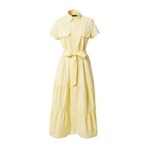 Polo Ralph Lauren Košilové šaty světle žlutá