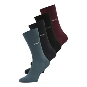 BOSS Black Ponožky  námořnická modř / pastelová modrá / tmavě červená / černá