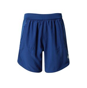 ADIDAS PERFORMANCE Sportovní kalhoty  enciánová modrá / bílá