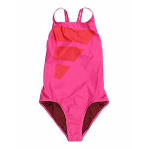 ADIDAS PERFORMANCE Sportovní plavky pink / červená