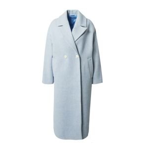 UNITED COLORS OF BENETTON Přechodný kabát světlemodrá / bílá