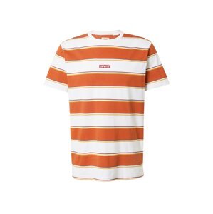 LEVI'S Tričko hořčicová / oranžová / červená / bílá