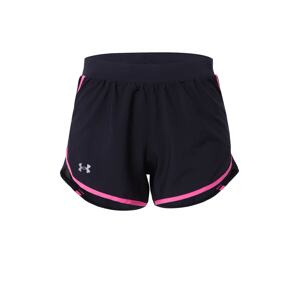 UNDER ARMOUR Sportovní kalhoty 'Fly By 2.0'  světle šedá / pink / černá