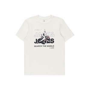 Jack & Jones Junior Tričko béžová / černá / bílá