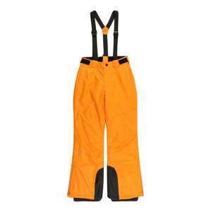 ICEPEAK Sportovní kalhoty 'LENZEN' oranžová / černá