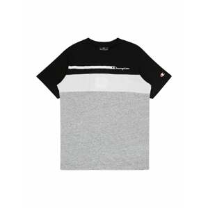 Champion Authentic Athletic Apparel Tričko šedý melír / černá / bílý melír