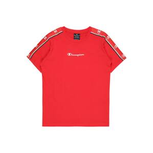 Champion Authentic Athletic Apparel Tričko světle šedá / červená / černá / bílá