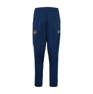 ADIDAS SPORTSWEAR Sportovní kalhoty béžová / modrá / námořnická modř / bílá