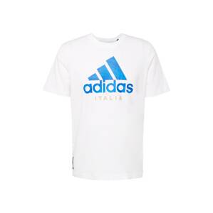 ADIDAS SPORTSWEAR Funkční tričko  béžová / modrá / bílá